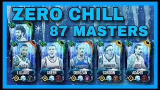 ZERO CHILL ! NMS ! 6 WELL-BUILT 87s ! 87 MASTERS GAMEPLAY ! PROMO REVIEW ! NBA LIVE MOBILE ! NBA