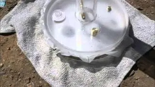 Measuring soil infiltration rates with a large disk permeameer