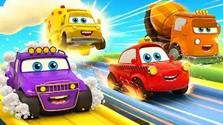 Fruit Color Bath|Learn Colors with Cars | KidsSongs & Nursery Rhymes|@babycarskidssongs 