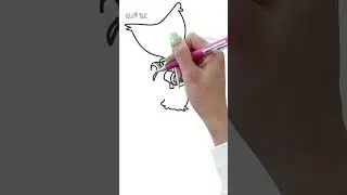 Drawing Huggy Wuggy has a Grabpack. #drawing #drawmee #howtodraw #poppyplaytime #shorts #taptomau