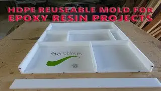 Multi Purpose Epoxy Resin Table HDPE Mold. Re-Useable Mould molde moules forme former Formen