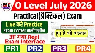 आ गया O Level Practical Exam Interface Practice | O Level Practical july 2026 | newideasyt
