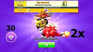 2x Bon Odori Dragons-Dragon Mania legends | 30k flowers in Underlord and Fluffmoth Runner Event