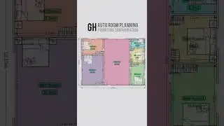 Automatic Room Planning And Evaluation System2.0-Furniture configuration #architecture #3dmodeling
