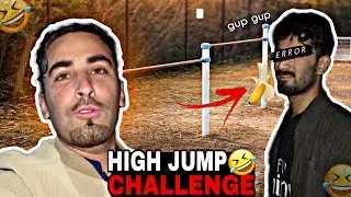 Dost ki sath high jump 🦘 challenge full vlog😁