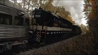 8 Hours Steam Train Ride 🚂 Gentle Steam Locomotive Sounds for Deep Sleep
