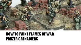 How to Paint 15mm Flames of War Panzer Grenadiers