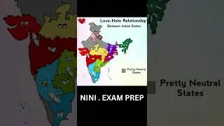 Love&ndash;Hate Rivalries Between Indian States Fun Map You Have to See!