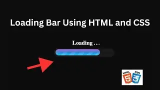 How To Make A Modern Preloader / Loading Screen With Pure CSS | Web Dev Tutorial