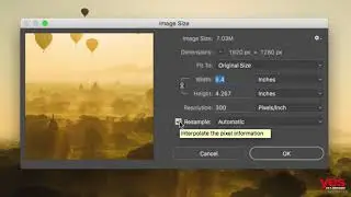 Image Size and Resolution on Photoshop