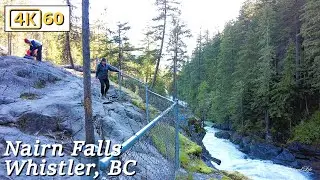 🌲 Explore Nairn Falls in 4K! 🌊 | A Breathtaking Walking Tour in British Columbia