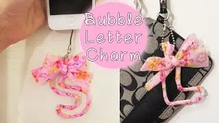Bubble Letter Phone Charm - No Sew | Sunny DIY