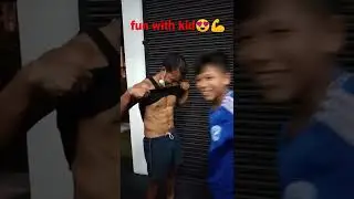 fun with kids😍#shorts #boxing #kids #funny #myanmar #fitness