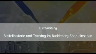 Bestellhistorie und Tracking im Buddeberg Shop einsehen