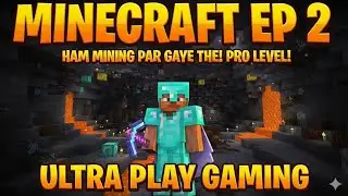 Minecraft Survival Multiplayer EP-2 😱 | Cave Mining + Iron Loot | Hindi