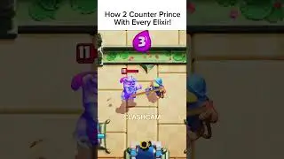 Cntr Prince With Every Elixir #clashroyale #shorts #clashroyaleshorts #clashroyalememes Clash Royale
