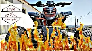 CUSTOM ATV SHINERAY projecto concluido olha a diferença