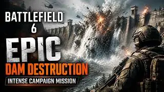 Epic Dam Destruction in Battlefield 6 | Intense Campaign Mission |Cinematic Gameplay (No Commentary)