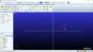 How to draw with angles on MSC Adams