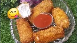 Chicken Surprise Roll Recipe 😋 | crispy Chicken starter | Cooking with Nausheen 