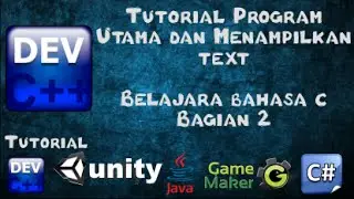 2 Tutorial Main Utama Program dan Menampilkan Text Bagian 2 - Belajar Bahasa C menggunakan Dev-C++