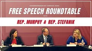 Rep. Cammack Joins Free Speech Roundtable w/ Rep. Greg Murphy & GOP Conference Chair Elise Stefanik