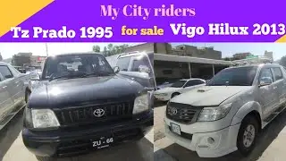 Vigo Hilux and Tz Prado for sale in abbottabad.my city riders...