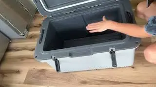 Honest review of ENGEL 60 QT Ultra Light Injection Molded Cooler   Ice Chest Keeps Ice up to 7 Days