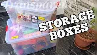 Multipurpose Storage Box | Transparent Storage Box | Plastic Storage Box