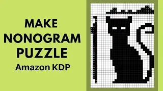 How to Make Nonogram puzzle Book for Amazon KDP With Free Software and Make Passive Income