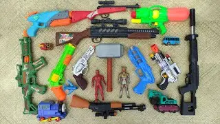 Collecting Sniper Rifles And AK47 Guns Sword Shotgun Machine Gun M416 Sniper Gun Military Gun War