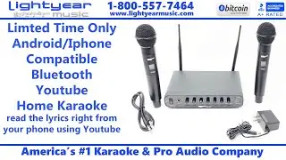Brand New Bluetooth Youtube Home Karaoke Microphone System Android Apple Iphone Compatible