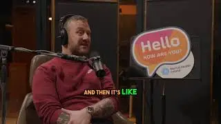Comedian PJ Gallagher is interviewed for 'Hello, How Are You?' Day