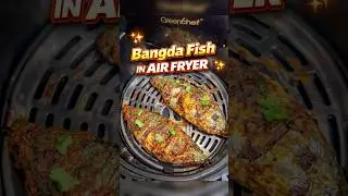 Bangda Fish Fry in the Air Fryer! Mackerel Fish Fry in Air Fryer Without Guilt 😋🔥