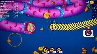 Worms Zone 🪱 gameplay walkthrough level Mobile #gaming