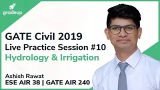 GATE 2019 Civil Live Practice Session #10 | Hydrology & Irrigation