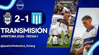 GIMNASIA vs. RACING | Fecha 1 - Torneo Apertura 2026 | Transmisión EN VIVO