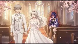 【星穹铁道MMD/honkaistarrail MMD/AI】【流萤/Firefly/ホタル/黄泉/Acheron/】 流萤的婚礼