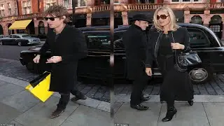 Kate Moss kicks off her 48th birthday in style as she joins lookalike daughter Lila Grace, 19, and b