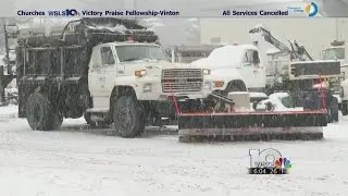 City of Roanoke & VDOT prepare for weekend snow
