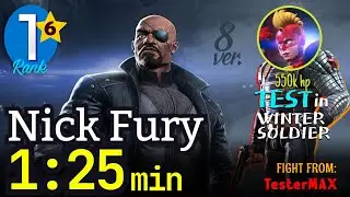 6* Rank-1 Nick Fury 1:25 min [no-boost] Synergy: White magneto | Test in ROL #nickfury
