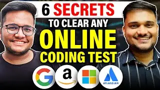 6 SECRETS to clear any online CODING Test | ft. Sanket Singh @SanketSingh1