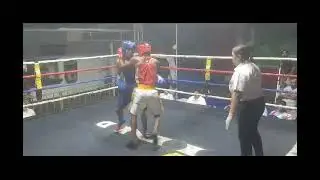 ROBERTO CACERES VS BRANDON PEREZ, 51 KG. BOXEO, NCA VS GUA. VIERN 11 OCT 2024. GYM TROP BOXING