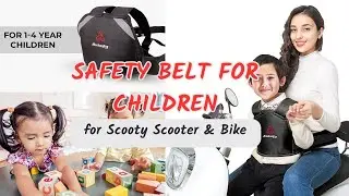 Two Wheeler Safety Belt for Children for Scooty Scooter & Bike #1on #bike #scooter #safetyfirst