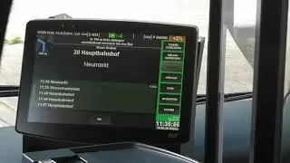 init Drucker auf der Linie 20 zum Hauptbahnhof.