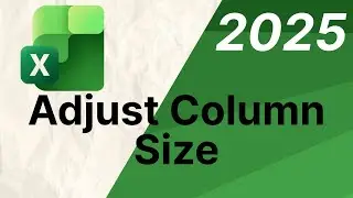How to Increase/Decrease cell size in Excel | 2025 Tutorial