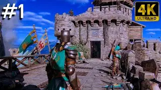 🎮 [4K] For Honor | Gameplay Walkthrough - Part 1 [ PC 4K 60FPS ]