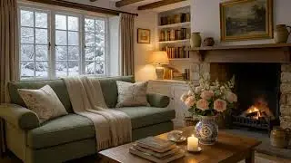 Snowy English Cottage Tour | Cozy Vintage Home Decor