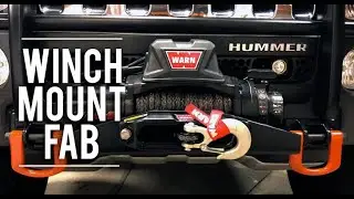 🔧 How To Fabricate a Simple Winch Mount - Hummer H3 Alpha
