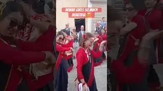 Newar girls n Newari costume are the most beautiful in this world #nepal #shorts  #newar #newari